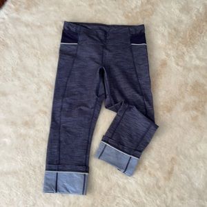 Lululemon cuffed leggings